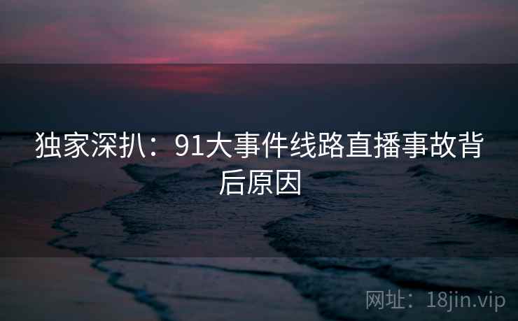独家深扒:91大事件线路直播事故背后原因 独家深扒:91大事件线路直播事故背后原因