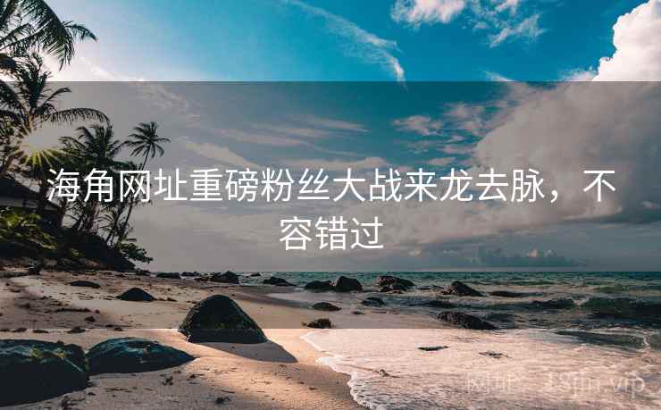海角网址重磅粉丝大战来龙去脉，不容错过